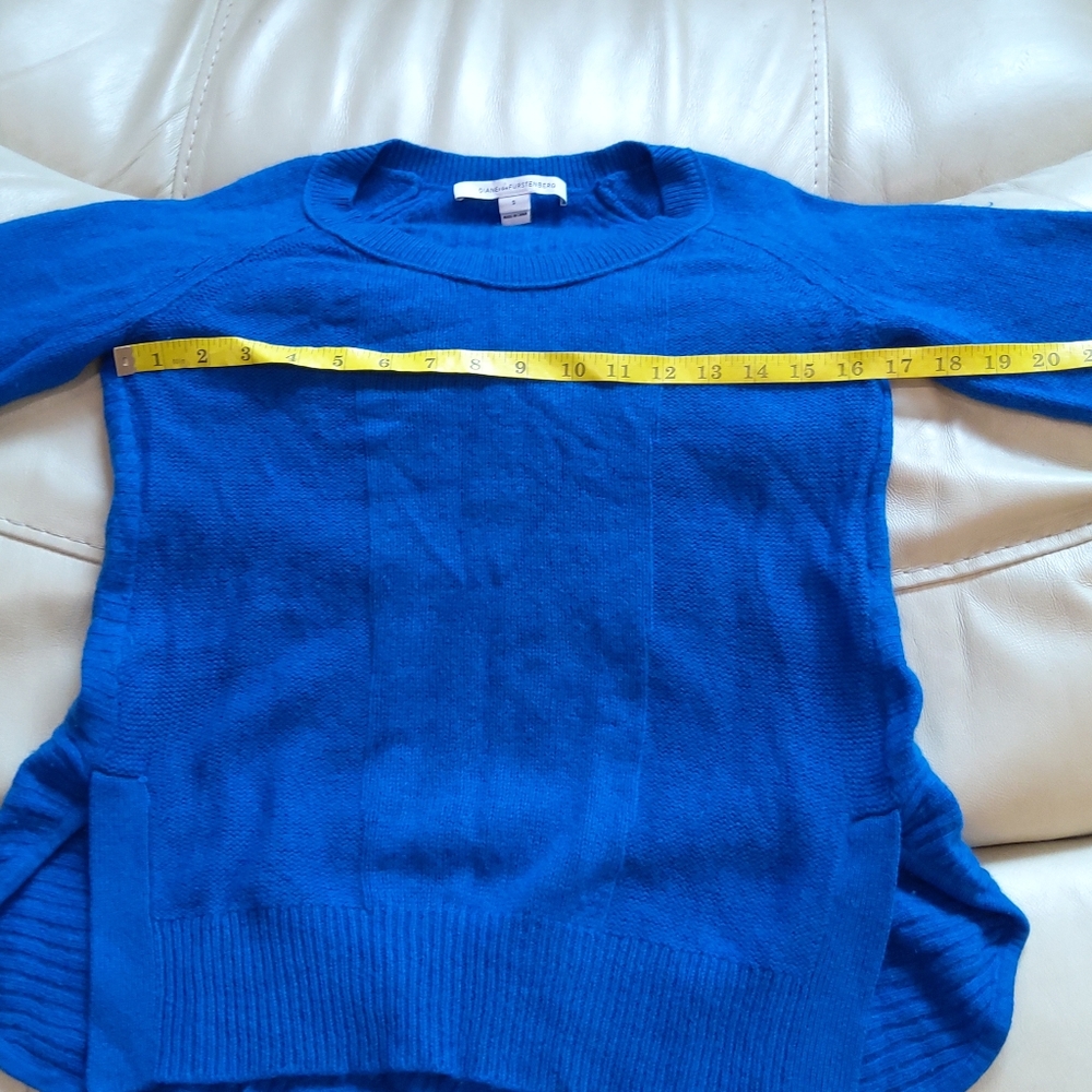 Women’s Classic Crewneck Sweater in Royal Blue - Picture 8 of 9